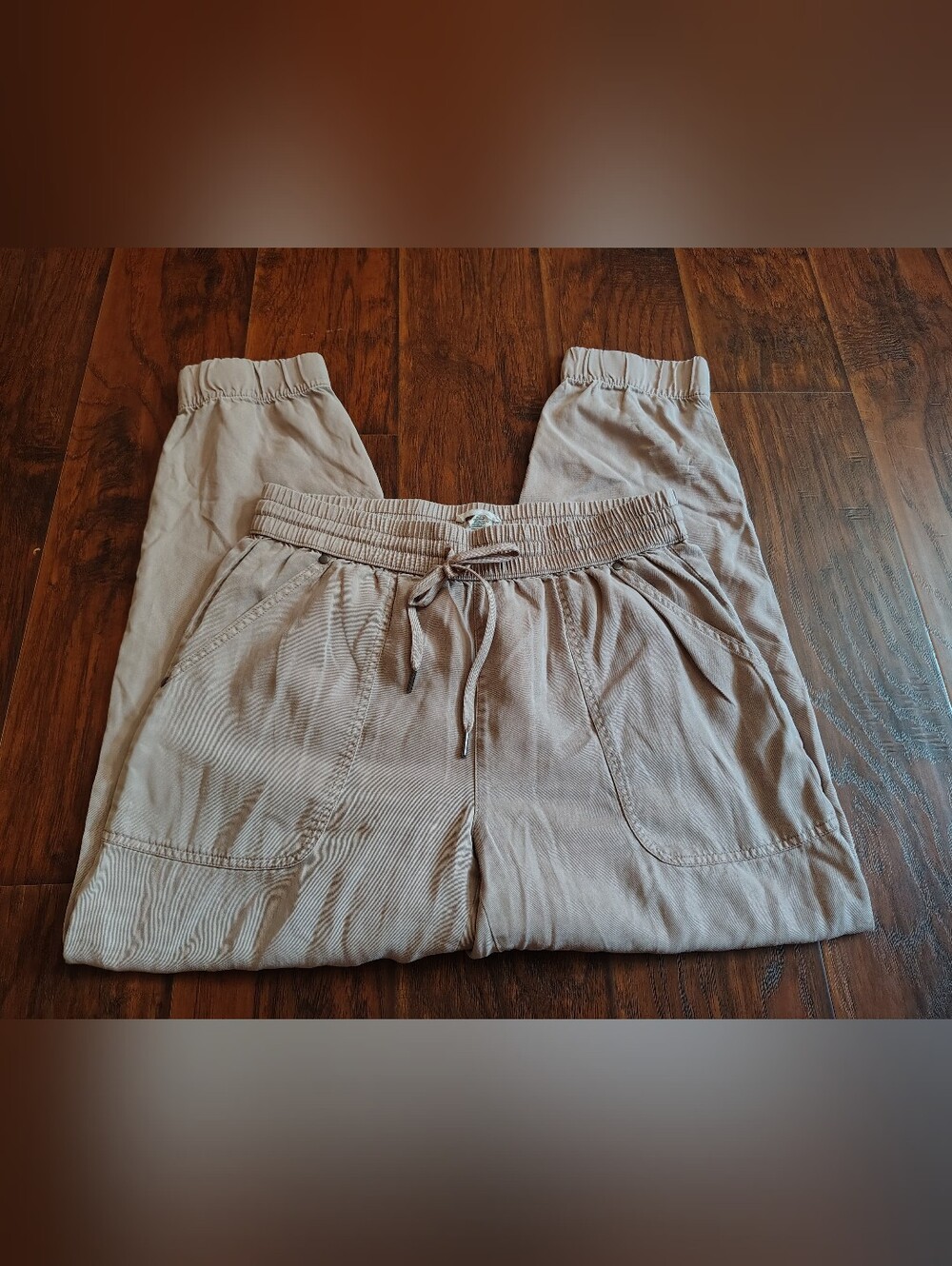 Nicole Miller New York Lyocell Casual Pants Drawstring Waist Size L